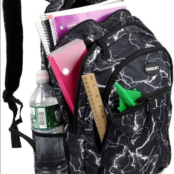 Lightning Strikes Pattern Backpack- NWT - Picture 4 of 6